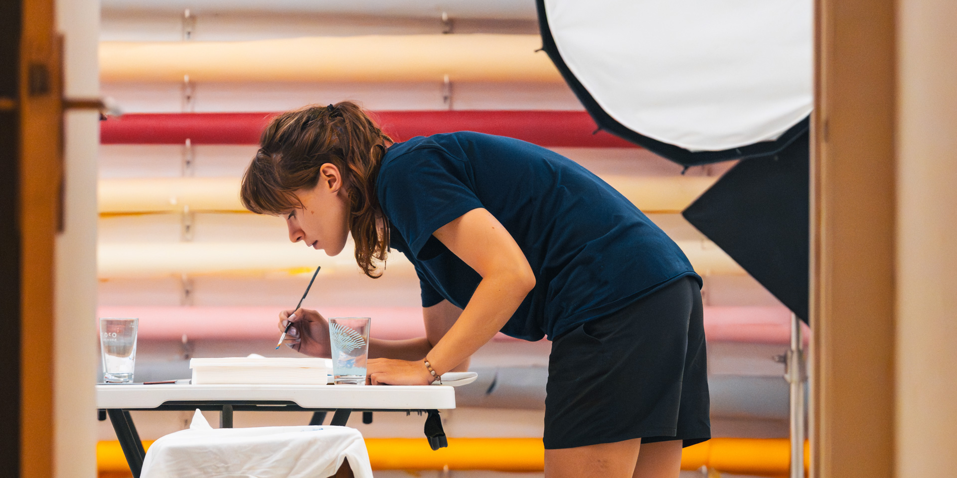 Imagem dos bastidores de Bombarda